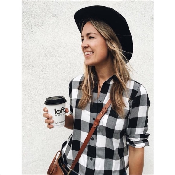 Madewell buffalo oversized boyfriend flannel shirt - Picture 2 of 6